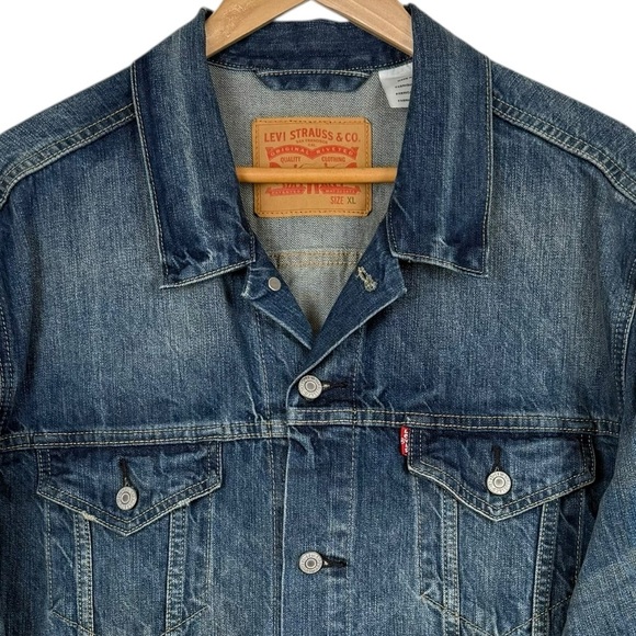 Levi's Blue Denim Jacket - Picture 3 of 14